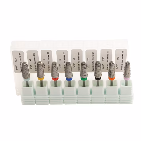 Dust Proof Taper Barrel Tungsten Carbide Nail Drill Bit