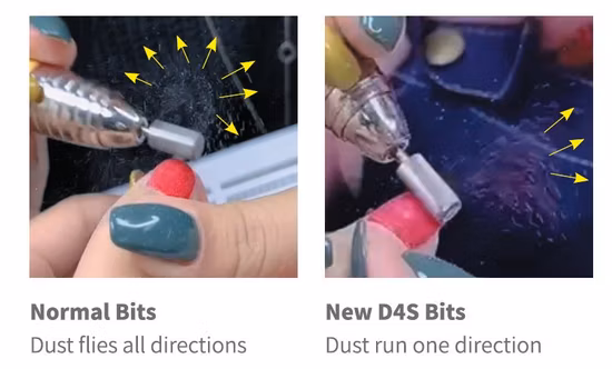 Dust Proof Taper Barrel Tungsten Carbide Nail Drill Bit